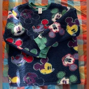 Disneyland Resort Mickey Mouse Sherpa Fleece Sweatshirt (L)